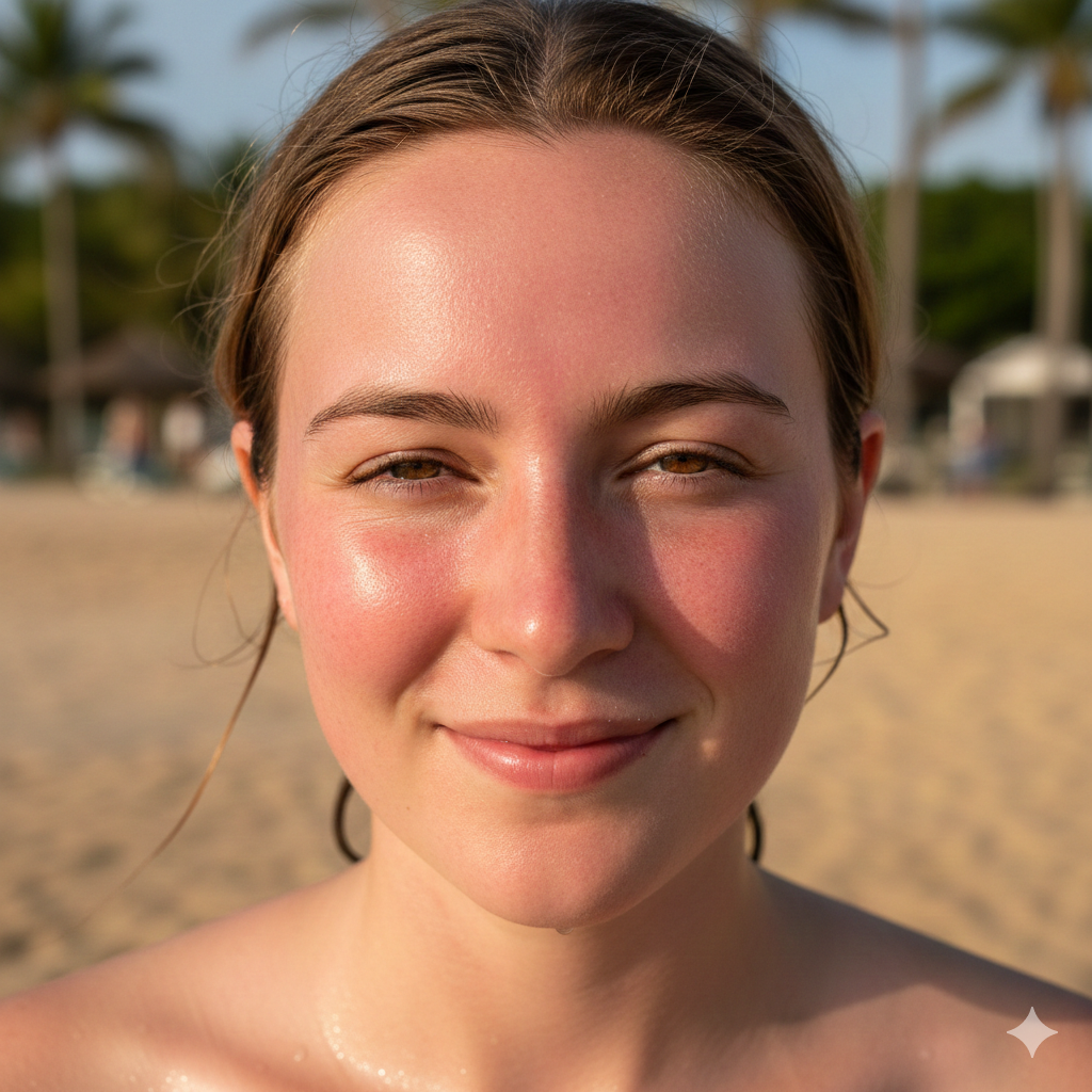 Sonnenbrand im Gesicht – was passiert da eigentlich?