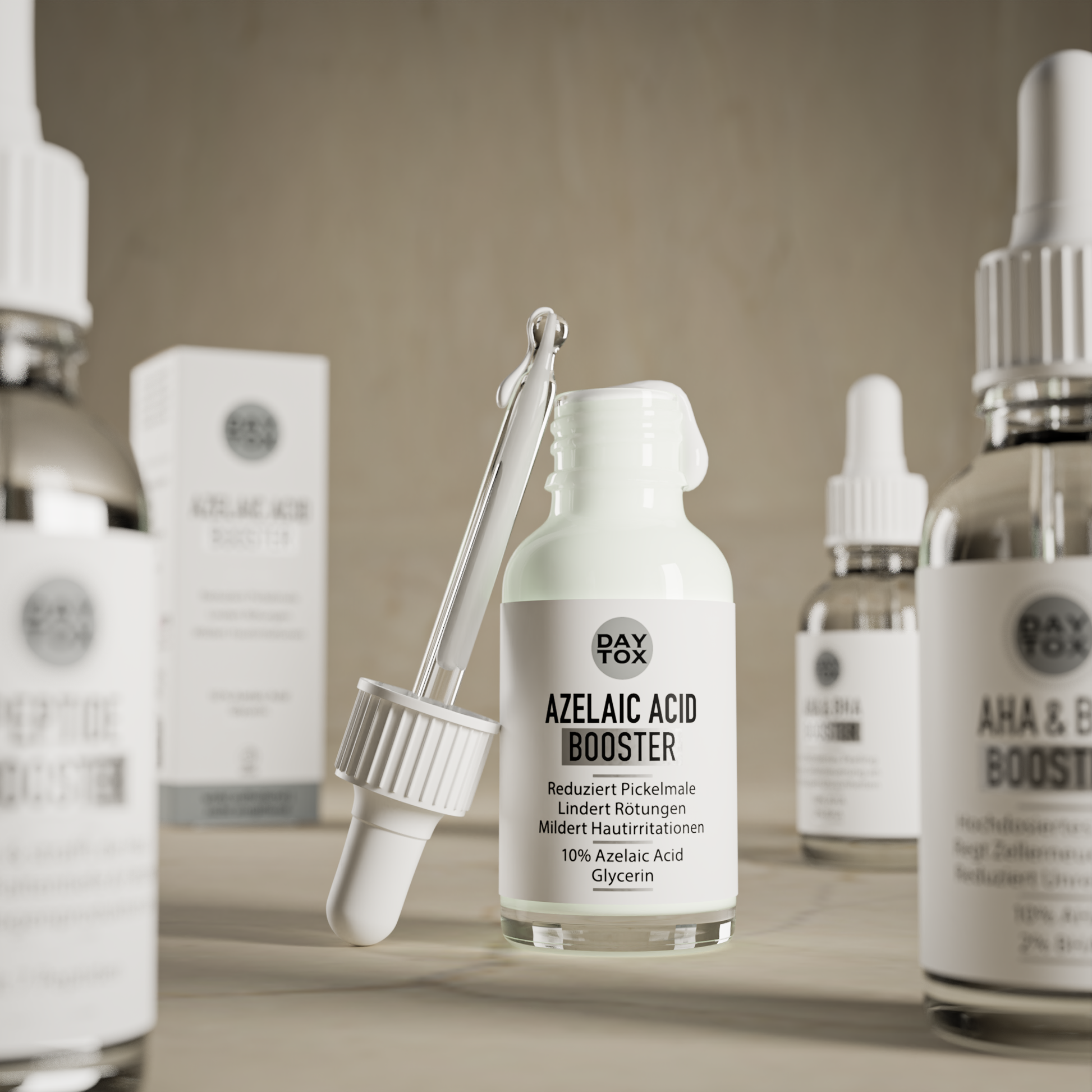 Daytox Azelaic Acid Booster - Serum für Pickelmale & Hautirritationen 
