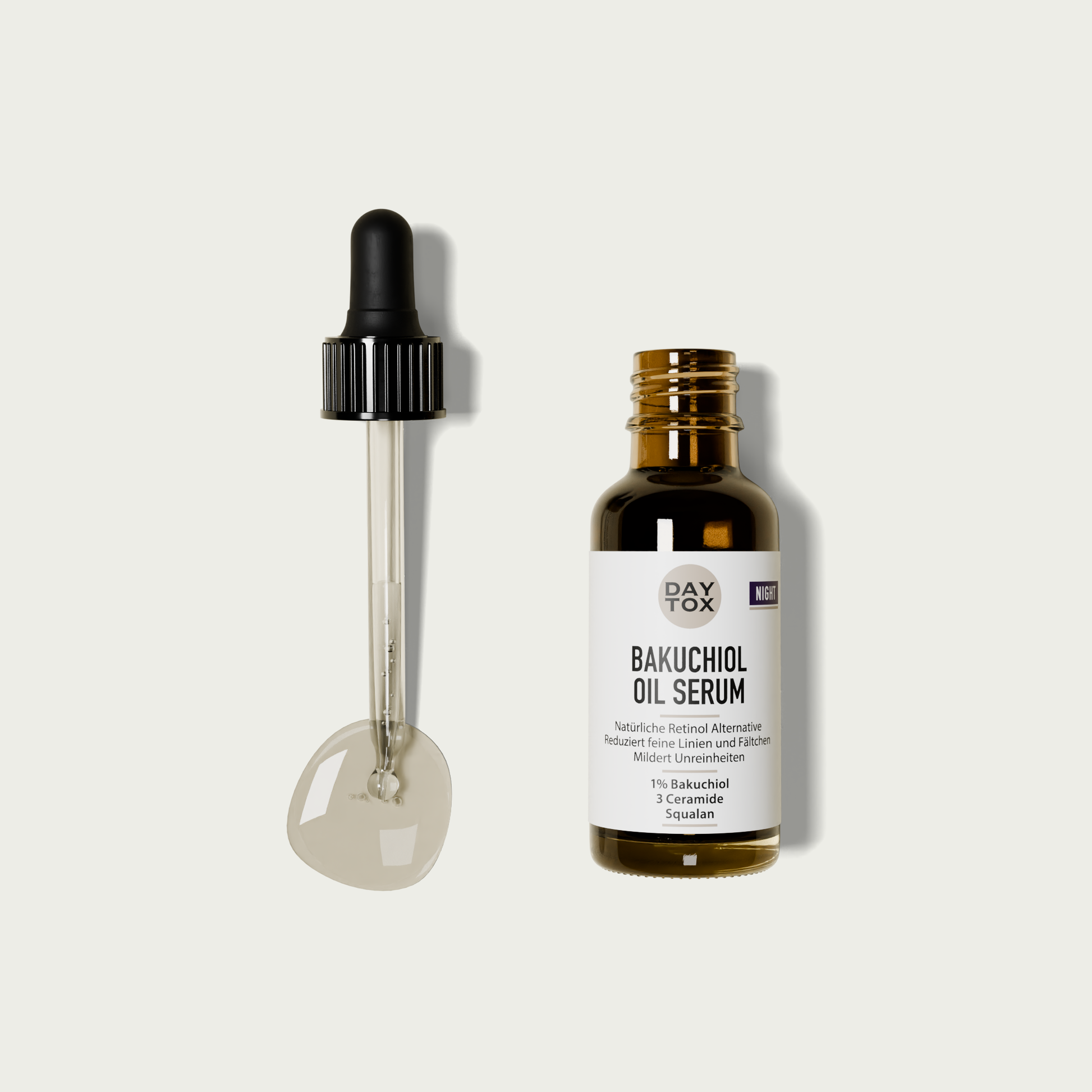 Daytox Bakuchiol Oil Serum - Serum für Unreinheiten & zur Reduzierung von Fältchen