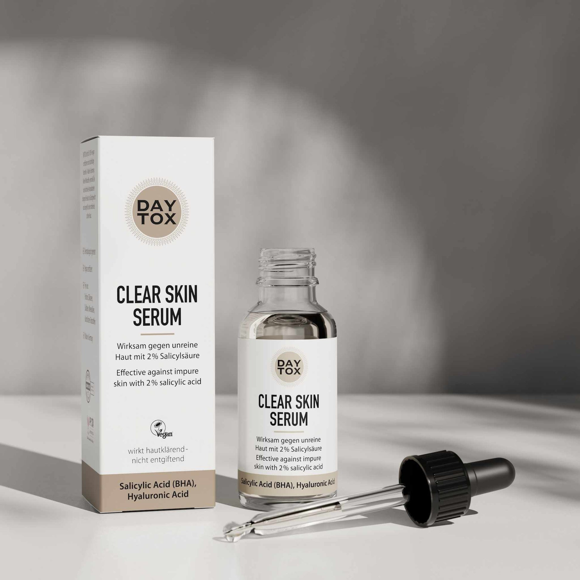 Daytox Clear Skin Serum - Serum unterstützt bei unreiner Haut mit Salycilsäure