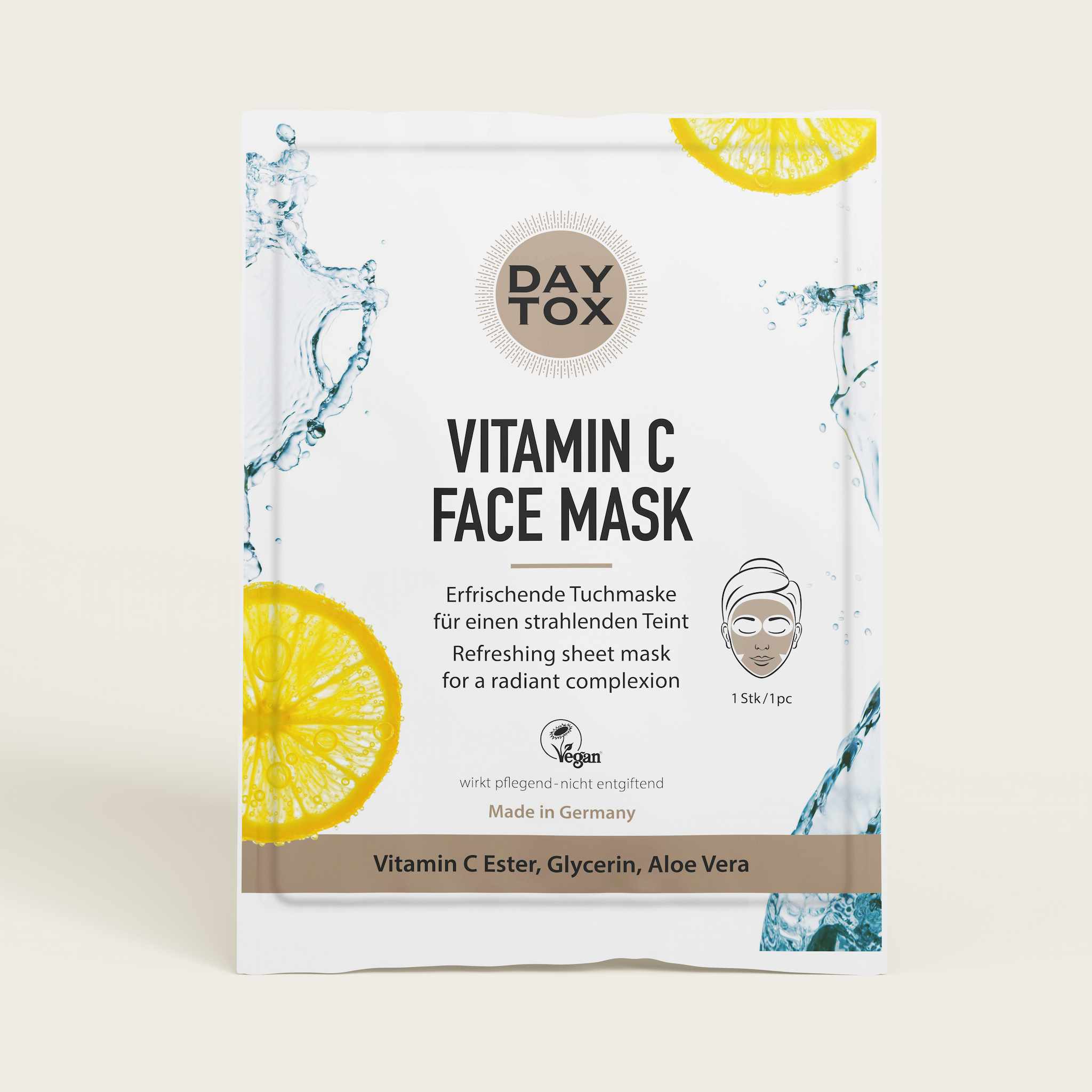 Vitamin C Face Mask 5er Set