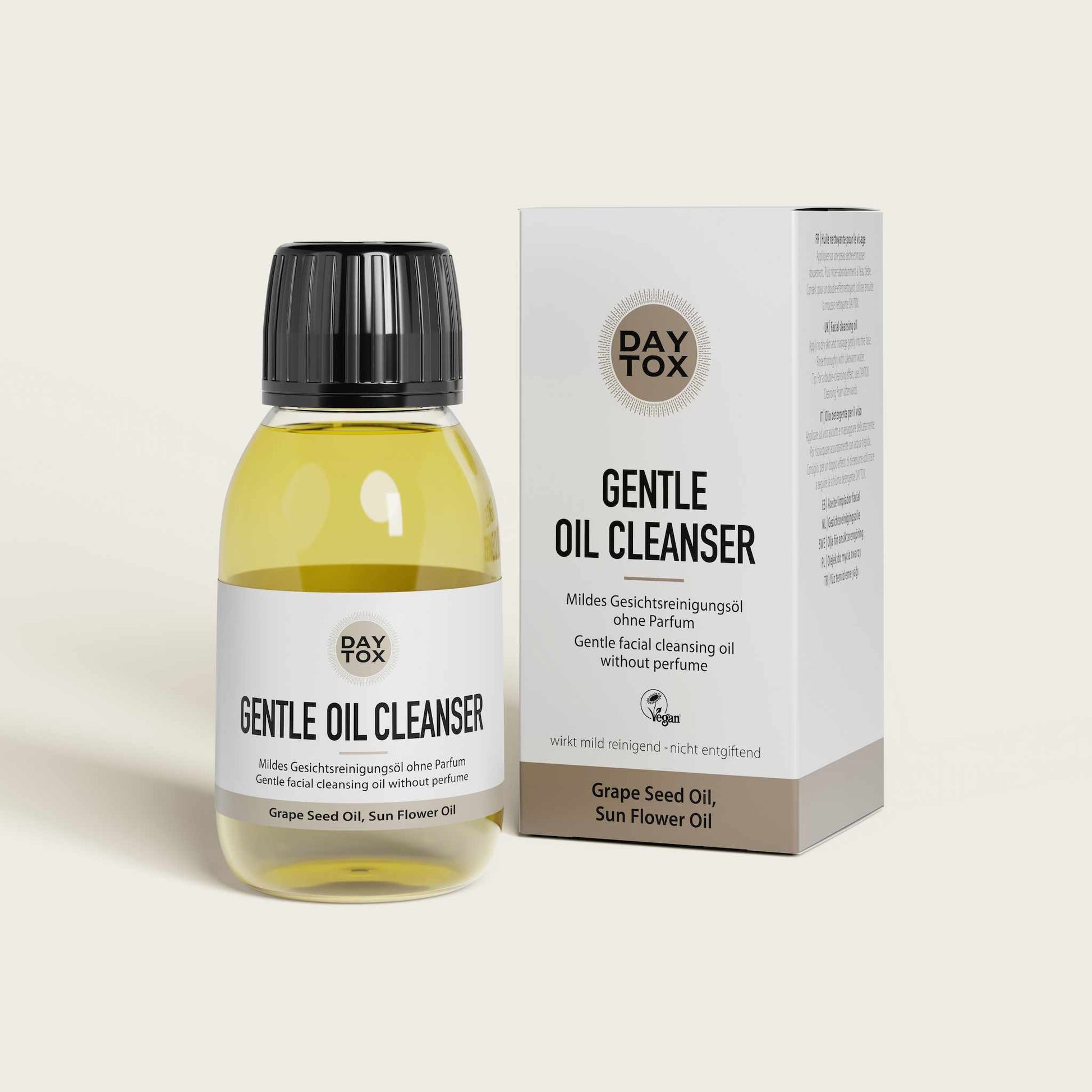 Daytox Gentle Oil Cleanser - Gesichtsreinigungsöl zur Entfernung von Make-Up, Schmutz & Talg