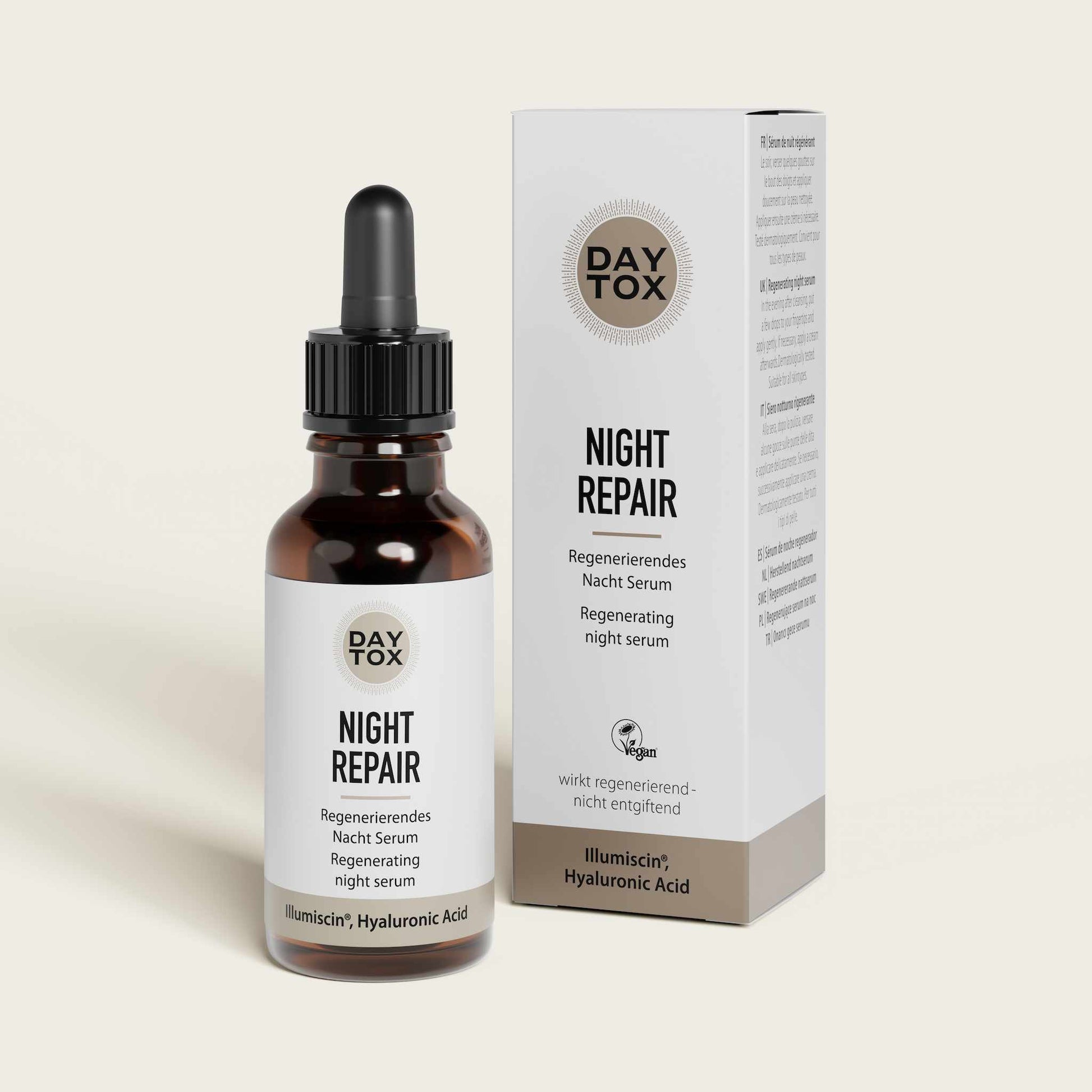 Daytox Night Repair Serum - Serum hilft bei der Regeneration &  Straffung der Haut