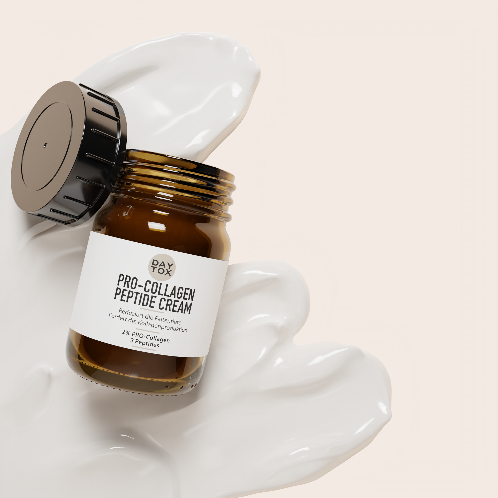 Daytox Pro-Collagen Peptide Cream - Creme spendet Feuchtigkeit & unterstützt die Reduktion der Faltentiefe