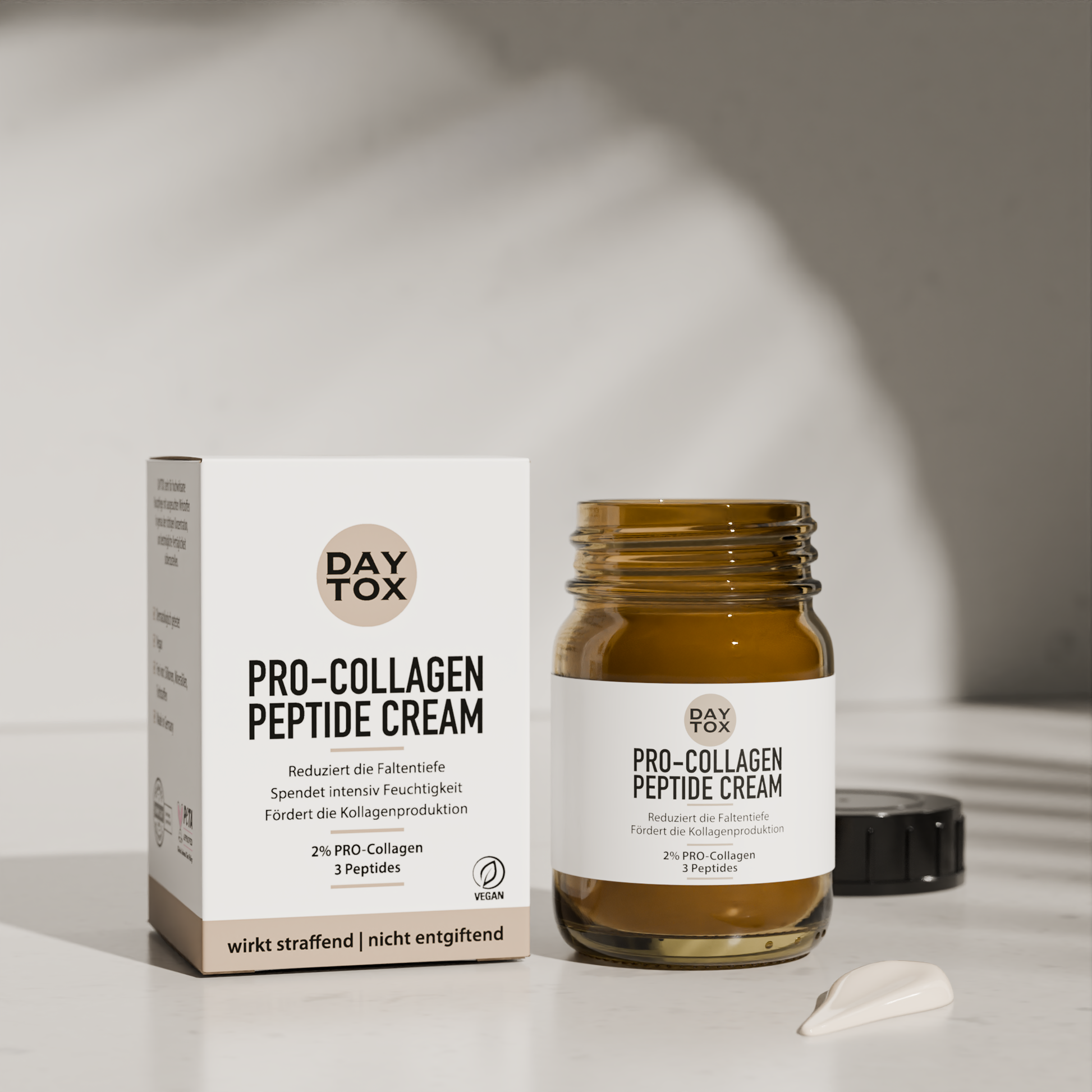 Daytox Pro-Collagen Peptide Cream - Creme spendet Feuchtigkeit & unterstützt die Reduktion der Faltentiefe