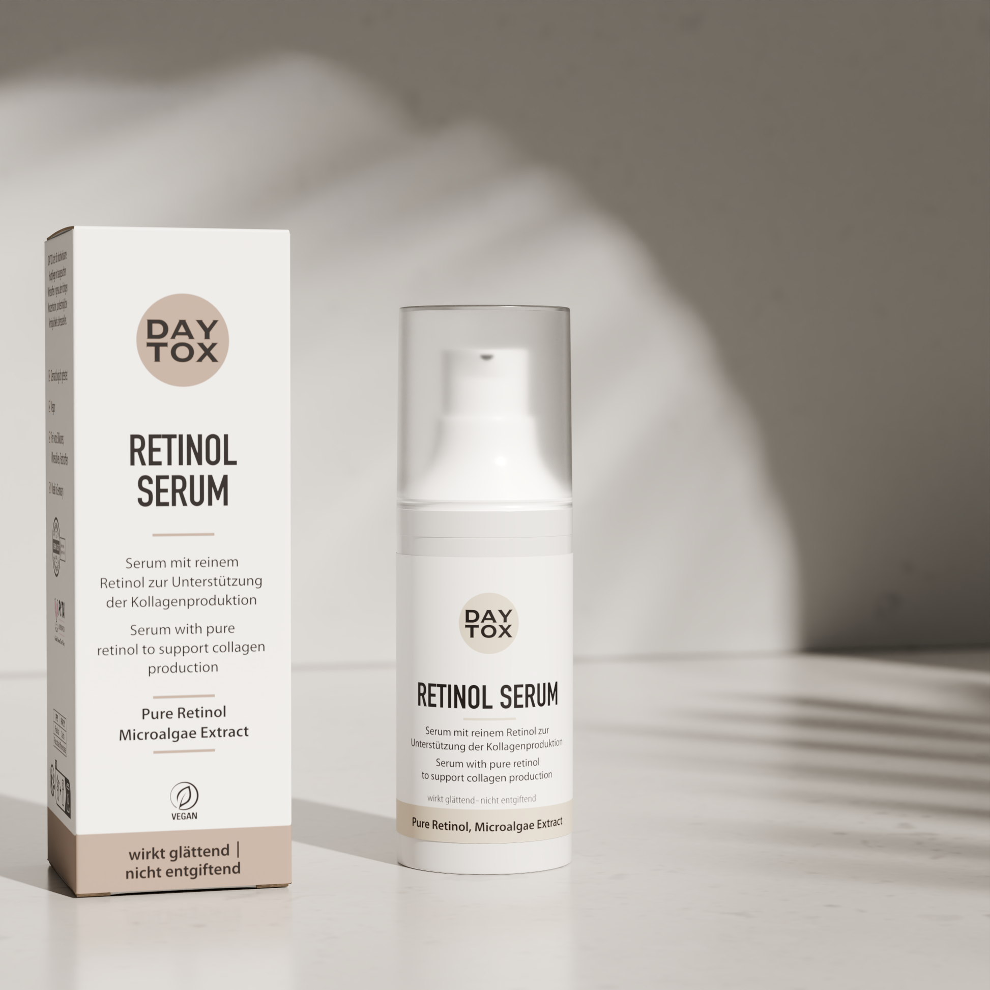 Daytox Retinol Serum - Serum unterstützt die Kollagenproduktion & Anti-Aging Prozesse
