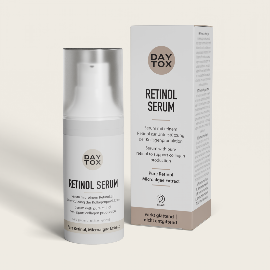 Daytox Retinol Serum - Serum unterstützt die Kollagenproduktion & Anti-Aging Prozesse