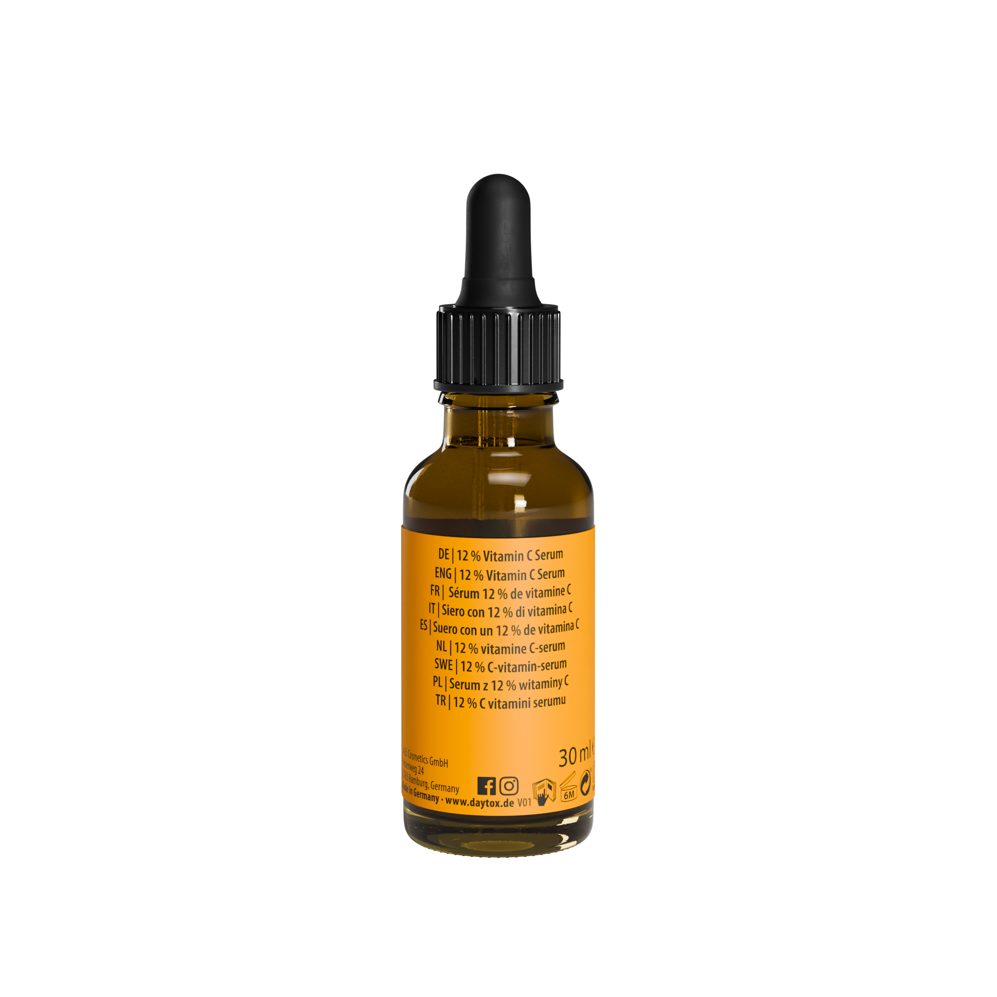 DAYTOX Vitamin C Serum 12% | 12 Prozent Konzentration