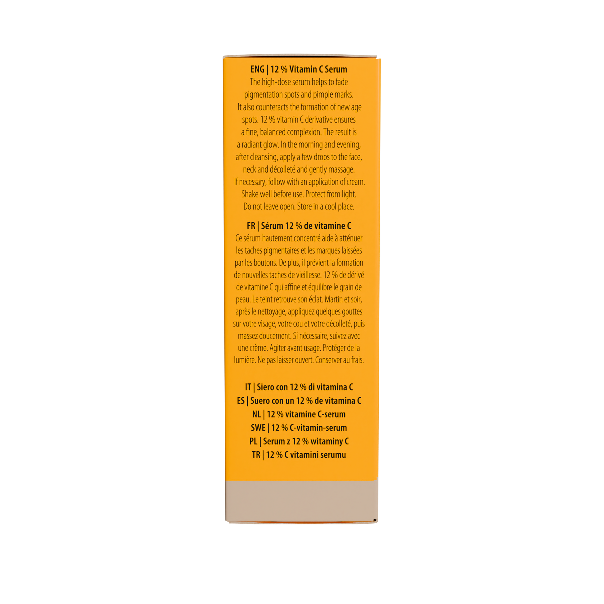 Daytox Vitamin C Serum Rückseite der Verpackung